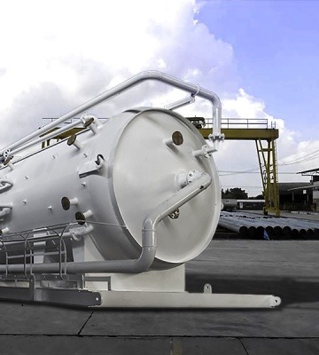 Vessel Scrubber and Surge Tank for WFT-WIRA Barges